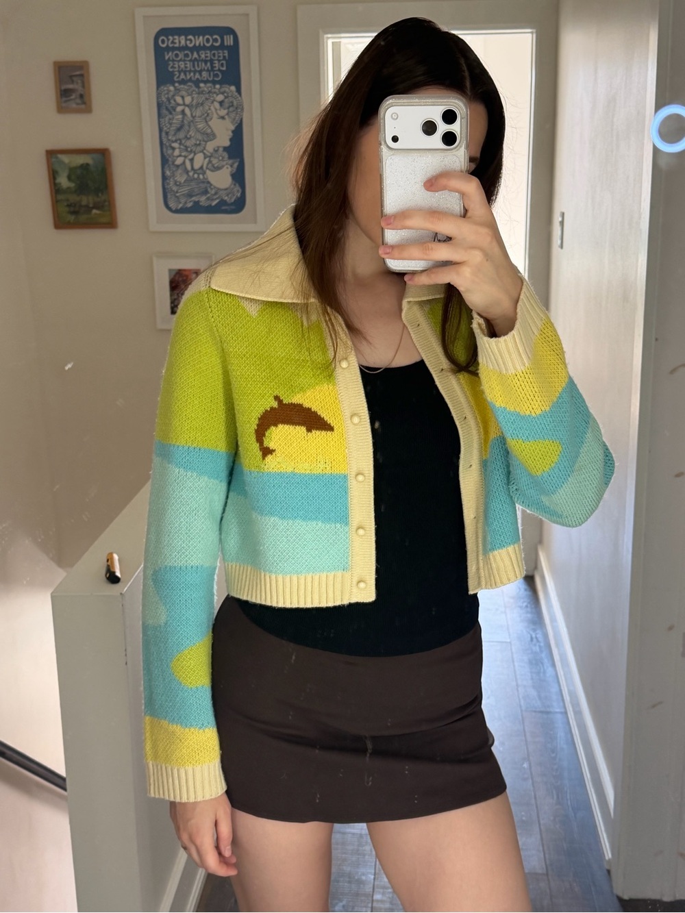 House of Sunny Cropped Cardigan